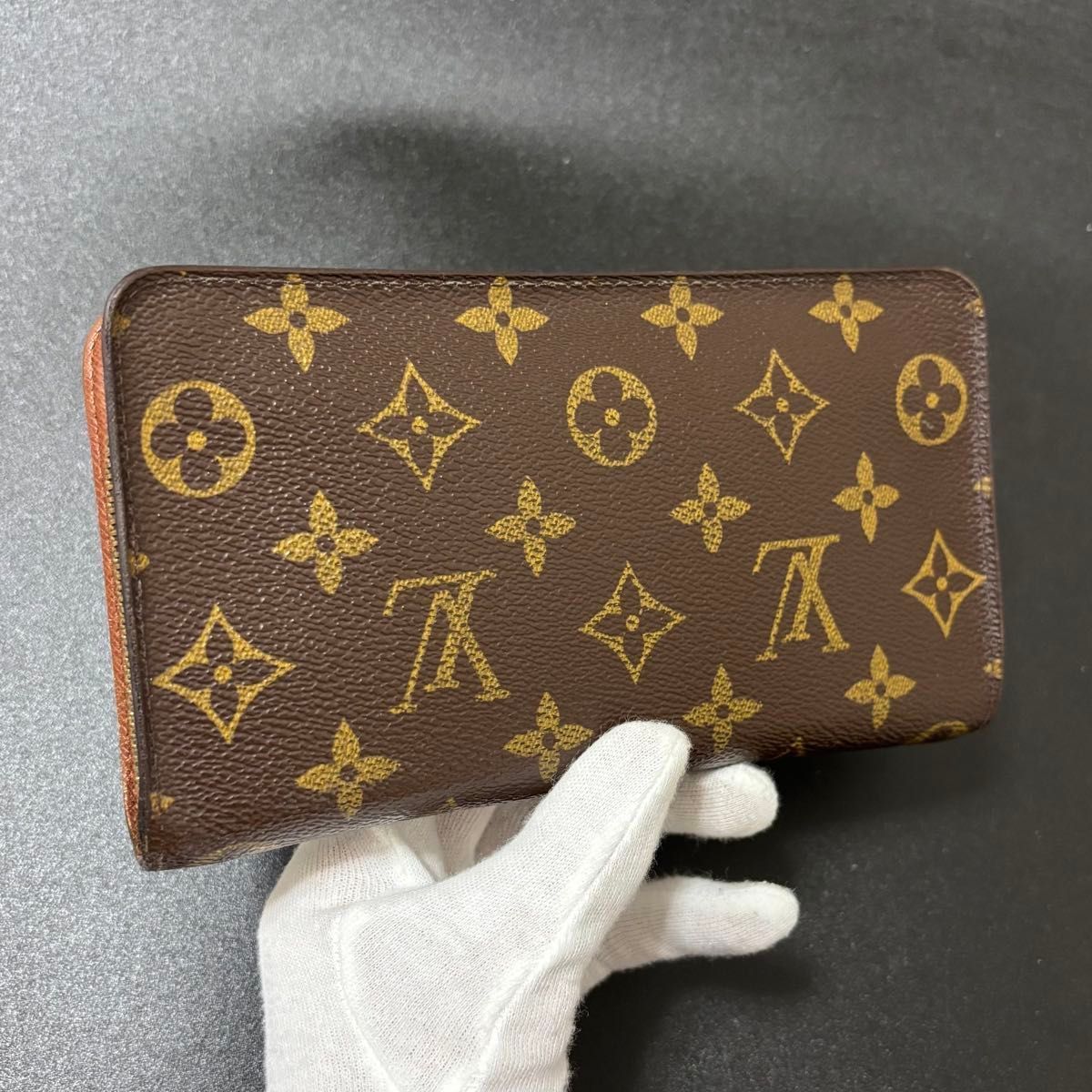 n 43 ポルトモネジップ ルイヴィトン モノグラム 長財布 Louis Vuitton