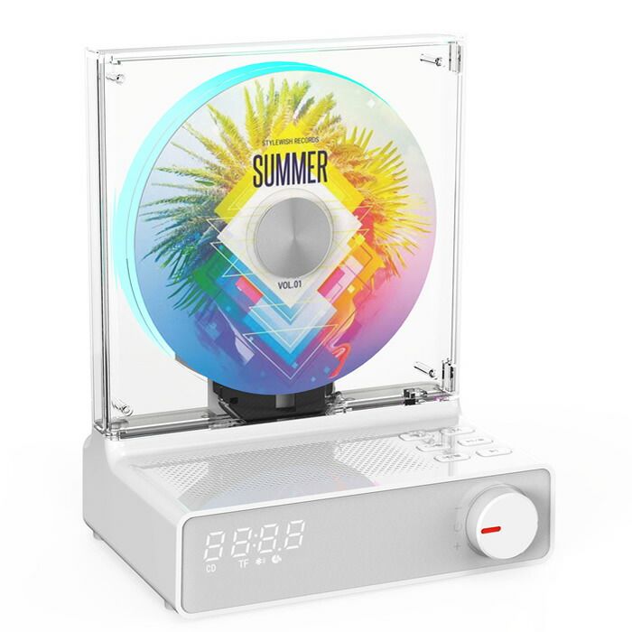 ダイニチ電子 Wizz 縦型CDプレーヤー WVC-S 001 W ホワイト