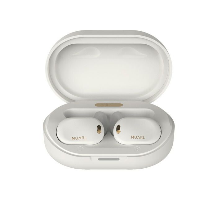 NUARL 完全ワイヤレスイヤホン NEXT 1 EARBUDS LDAC Edition NEXT1L-WE ホワイトイグレット ノイズキャンセリング 高音質 ハイレゾ相当 bluetooth 5.3 マイク 外音取り込み機能 防水 ヌアール