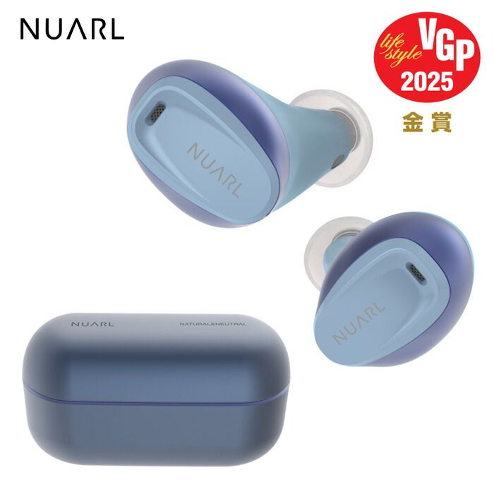 NUARL 完全ワイヤレスイヤホン NUARL N6Lite ヌアール エヌシックスライト N6LITE-NV ネイビー ノイズキャンセリング フルワイヤレスイヤホン 高音質 コンパクト カナル型 Bluetooth 外音取り込み機能