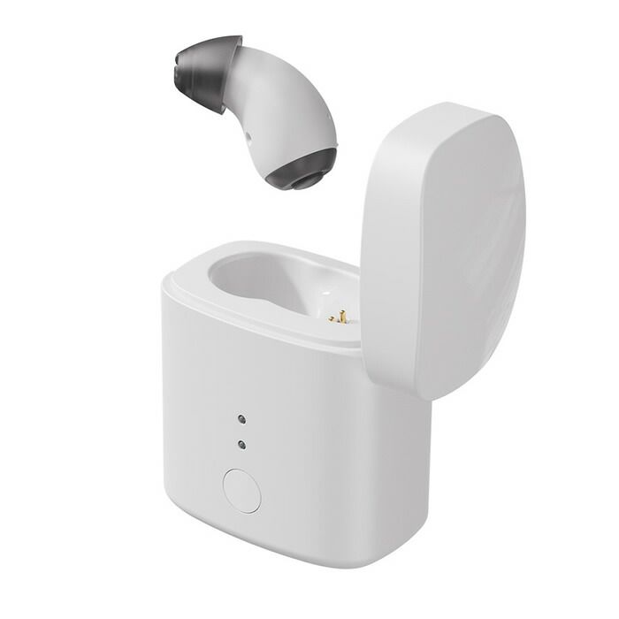 ダイニチ電子 らくらく耳りん 片耳タイプ集音器 DRM201W ホワイト