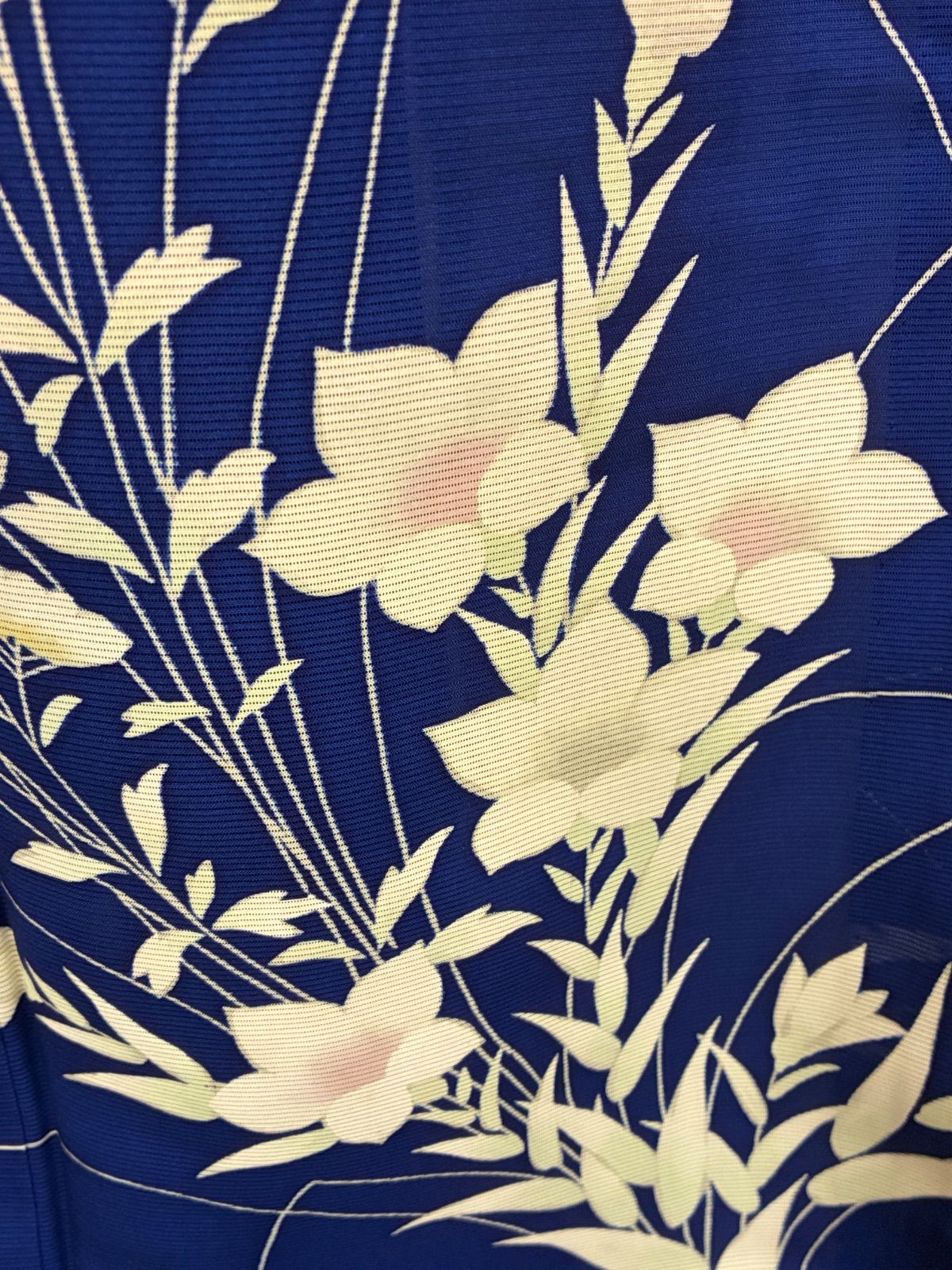 着物 絽の付下 花柄模様 夏着物 特選駒絽付下げ【京友禅絽付下げ◇流水