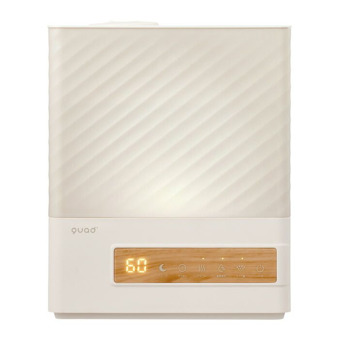 QUADS クワッズ 上部給水式ハイブリッド加湿器 ERU MOIST PLUS エルモイストプラス QS 541 IV アイボリー