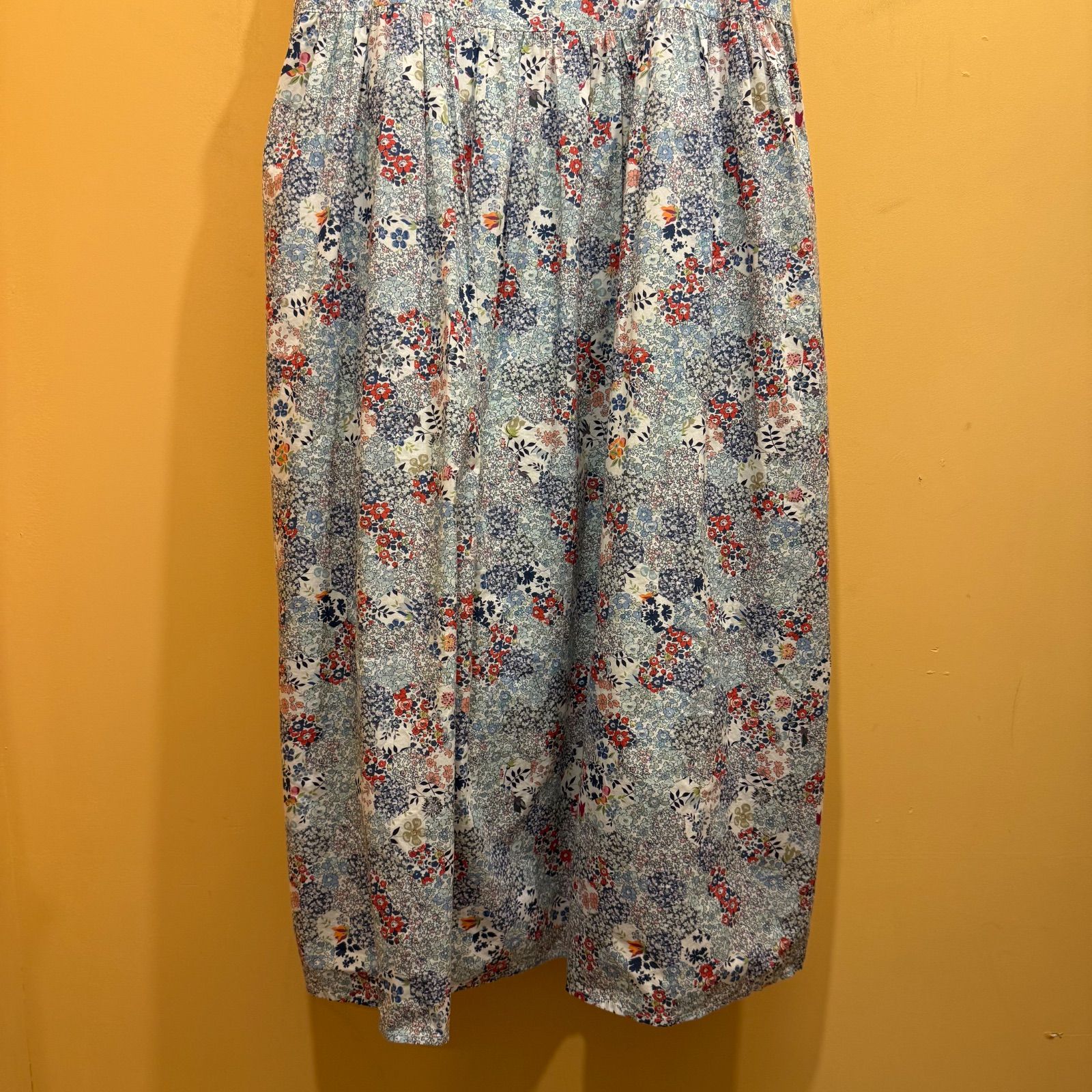 パッチワーク柄 キャミワンピース