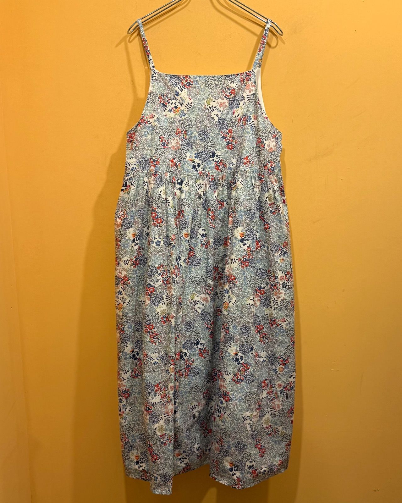 ツハルバイサマンサモスモス リバティ パッチワーク柄 キャミワンピース み