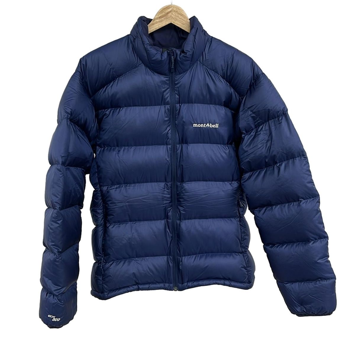 mont-bell モンベル ダウンジャケット サイズL メンズ - ネイビー 長袖 秋 冬