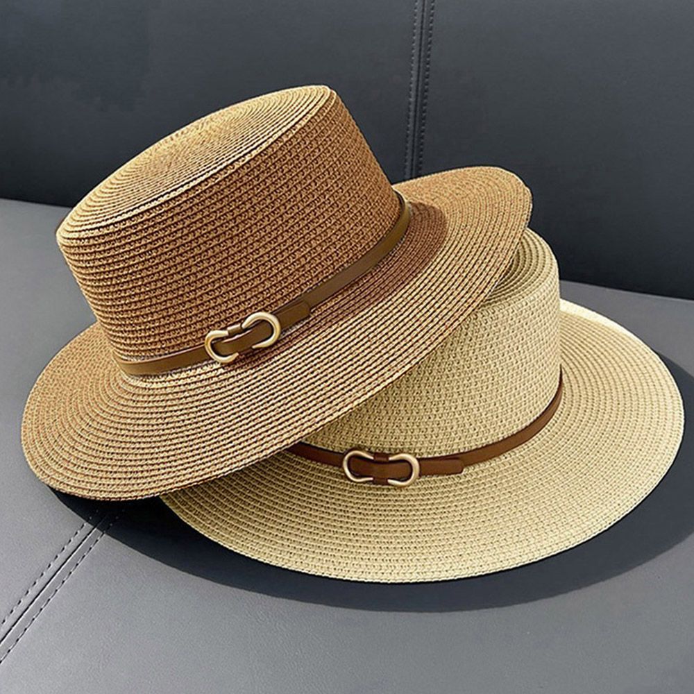 麦わら帽子 ストローハット カンカン帽子 - メルカリ