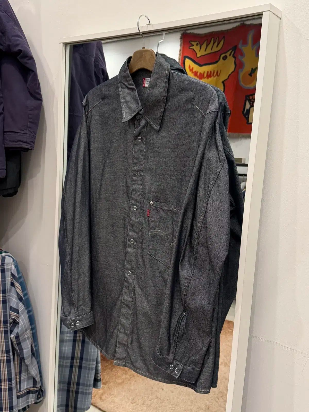 00s LEVI S リーバイス エンジニアードガーメンツ リオセル デニム シャツ