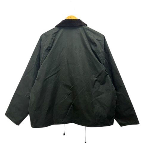 バブアー Barbour MWX1678SG91 AW24 トランスポート ワックス オーバーサイズ オイルドジャケット ブルゾン 長袖 38 緑 カーキ