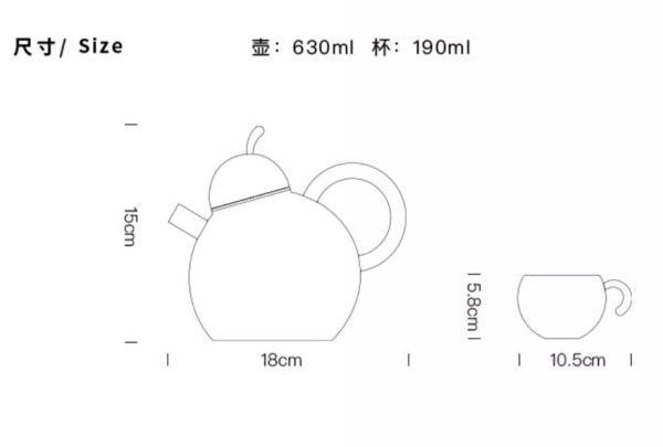 ティーグラス 茶こし付き