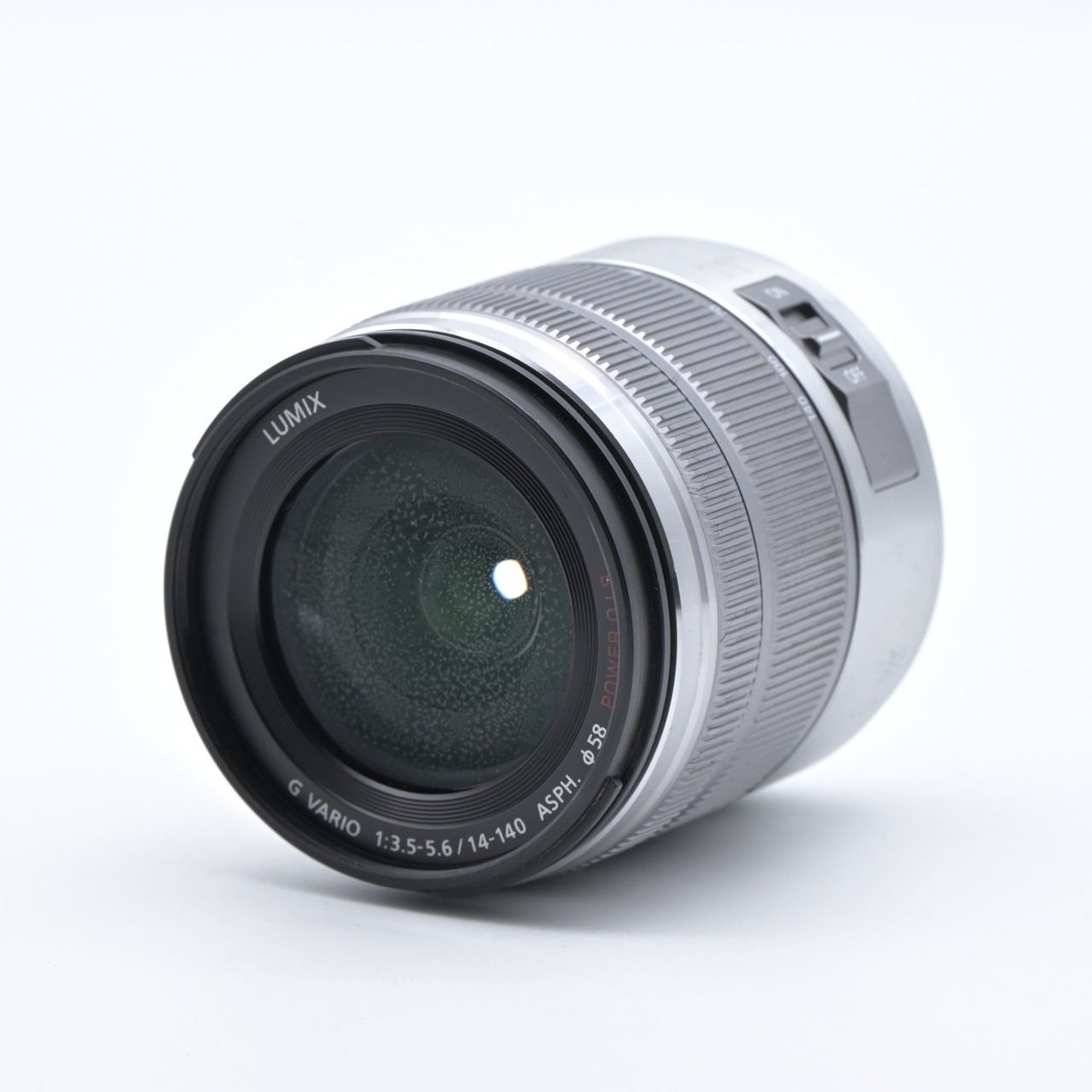 美品★LUMIX G VARIO 14-140mm H-FS14140 シルバー Panasonic パナソニック LUMIX G VARIO 14-140mm F3.5-5.6 ASPH. POWER