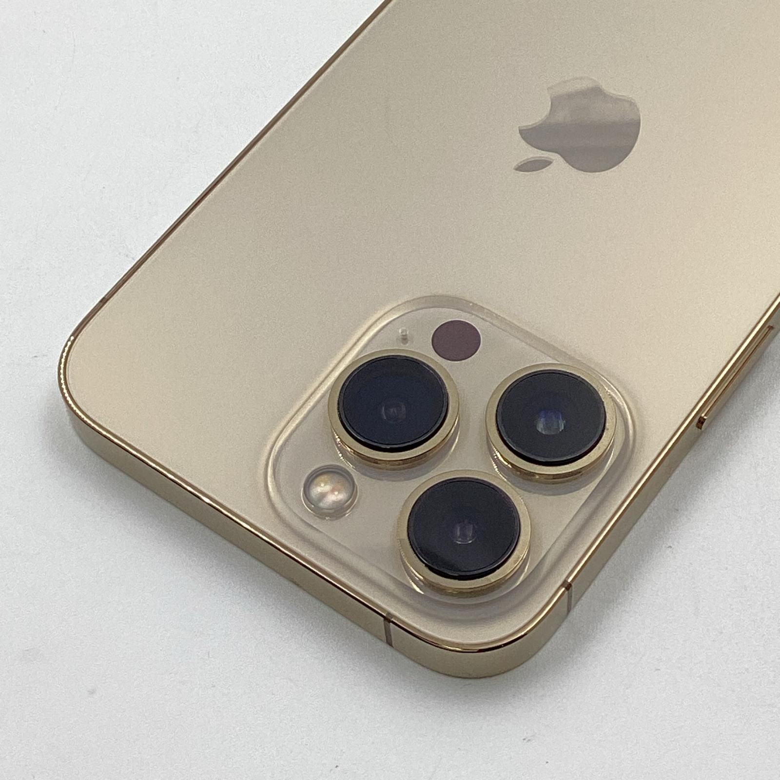 iPhone 13 Pro 256GB ゴールド SIMフリー 白ロム 動作確認済 89%【全額