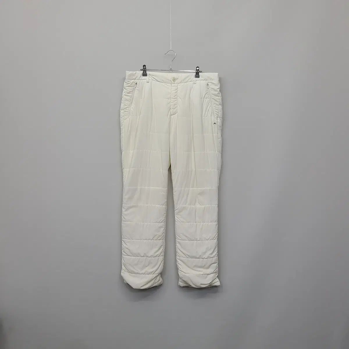 J.LINDEBERG メンズ ダウン ゴルフ パンツ クリーム COLOR 34