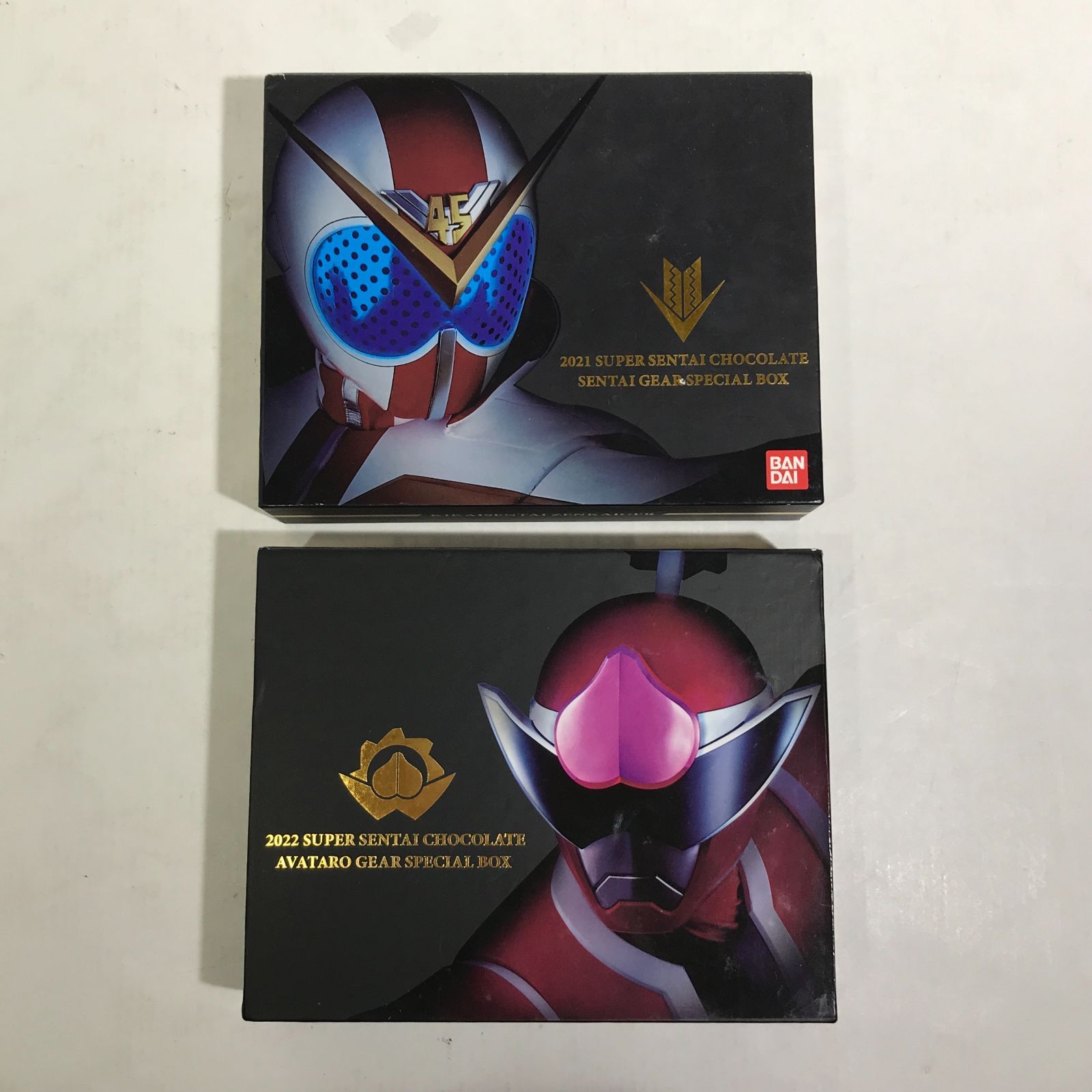 城東44-055 スーパー戦隊チョコキャンペーン BOX センタイギア アバタロウギア 2点 まとめ
