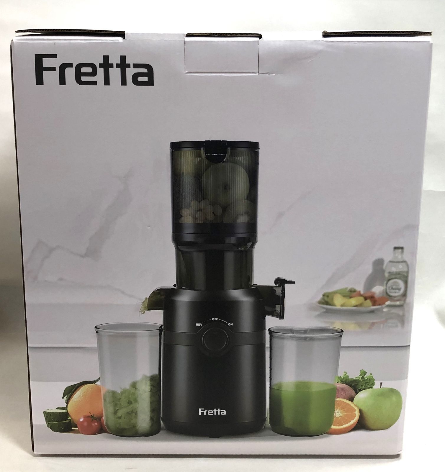 送料込み　Fretta スロージューサー V1 即日発送 Fretta ジューサー 10.8cm広い投入口 1L大容量 スロージューサー - UMSTORE