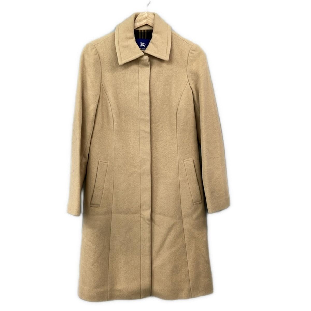 【美品】BURBERRY BLUE LABEL アイボリーコート　サイズ38 Burberry Blue Label(バーバリーブルーレーベル) コート サイズ38 M