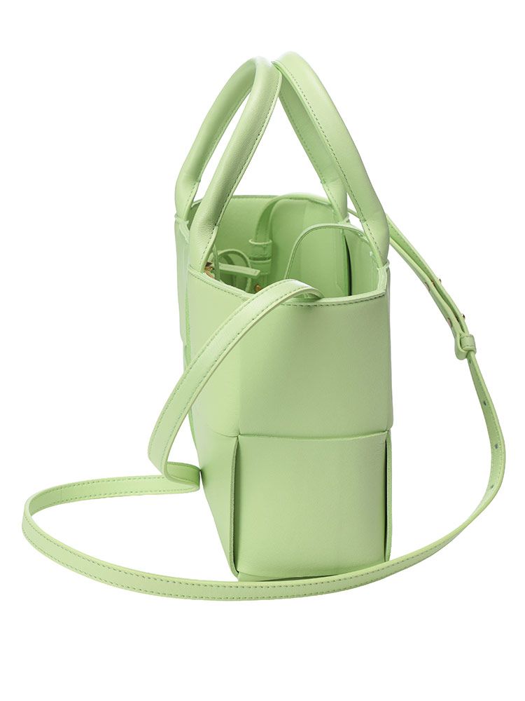 BOTTEGA VENETA ボッテガ ヴェネタ イントレチャート ミニ ショルダーバッグ ARCO TOTE