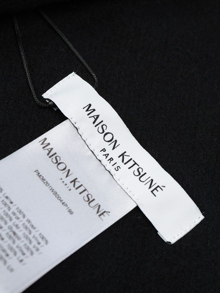  Maison Kitsune メゾン キツネ ワンポイント刺繍 マフラー FOX HEAD その他 小物