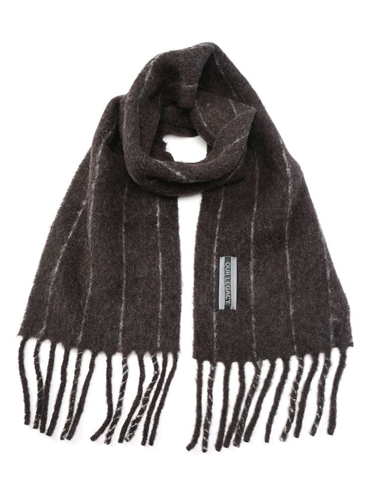 OUR LEGACY アワーレガシー アルパカ混 ストライプ マフラー ESTATE