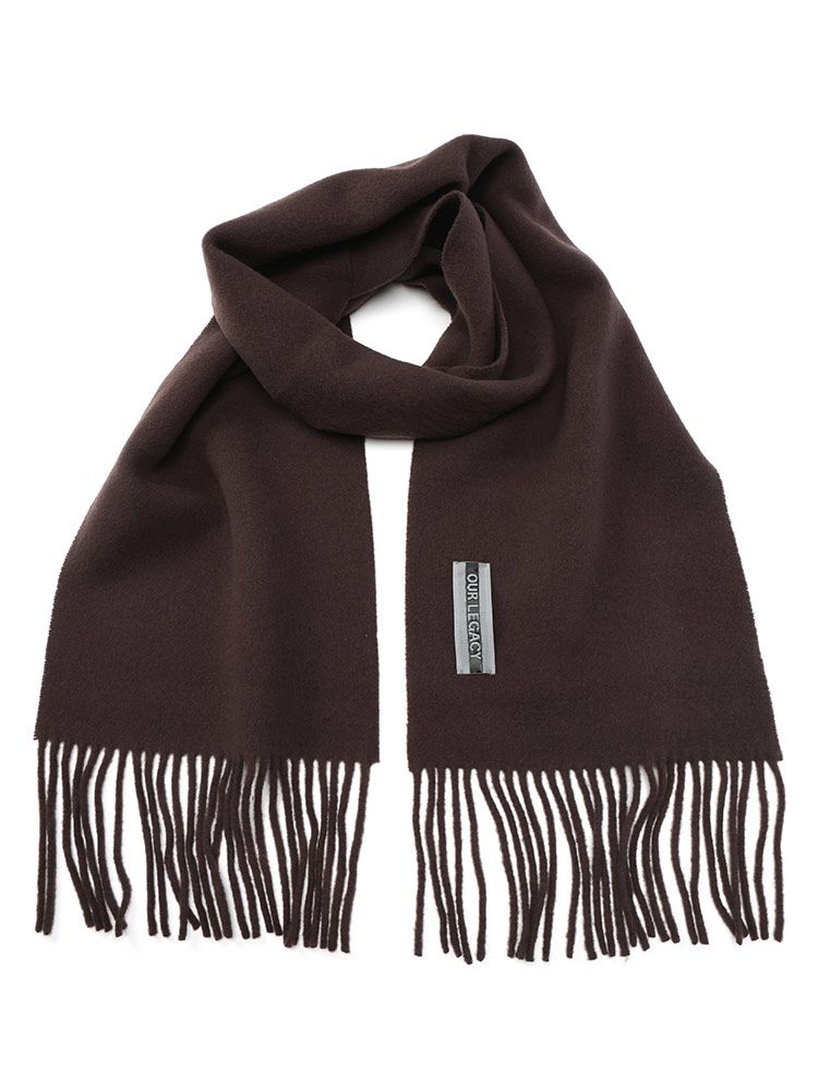 OUR LEGACY アワーレガシー ウール ロゴ マフラー ESTATE