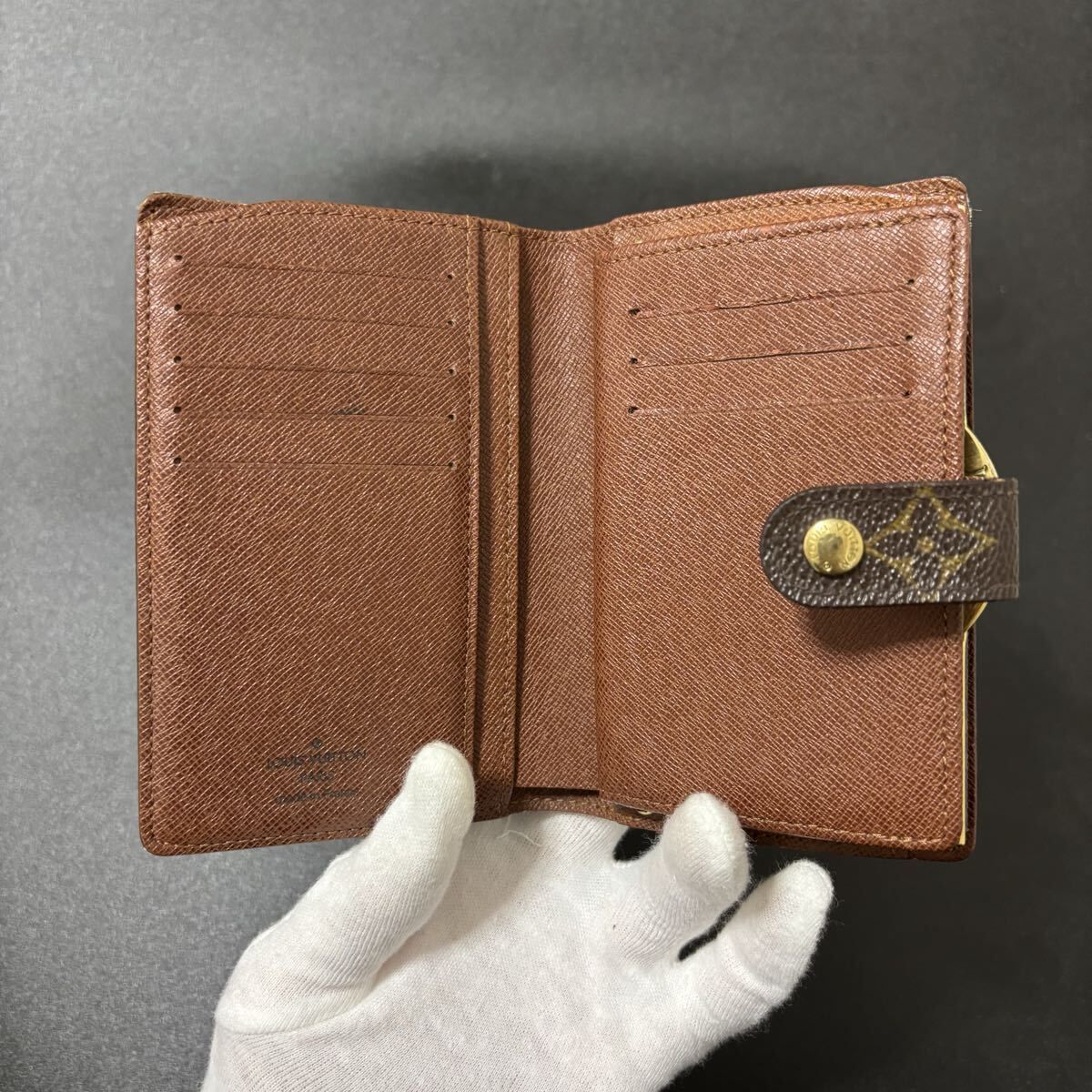 r81 ポルトフォイユヴィエノワ モノグラム ルイヴィトン がま口 二