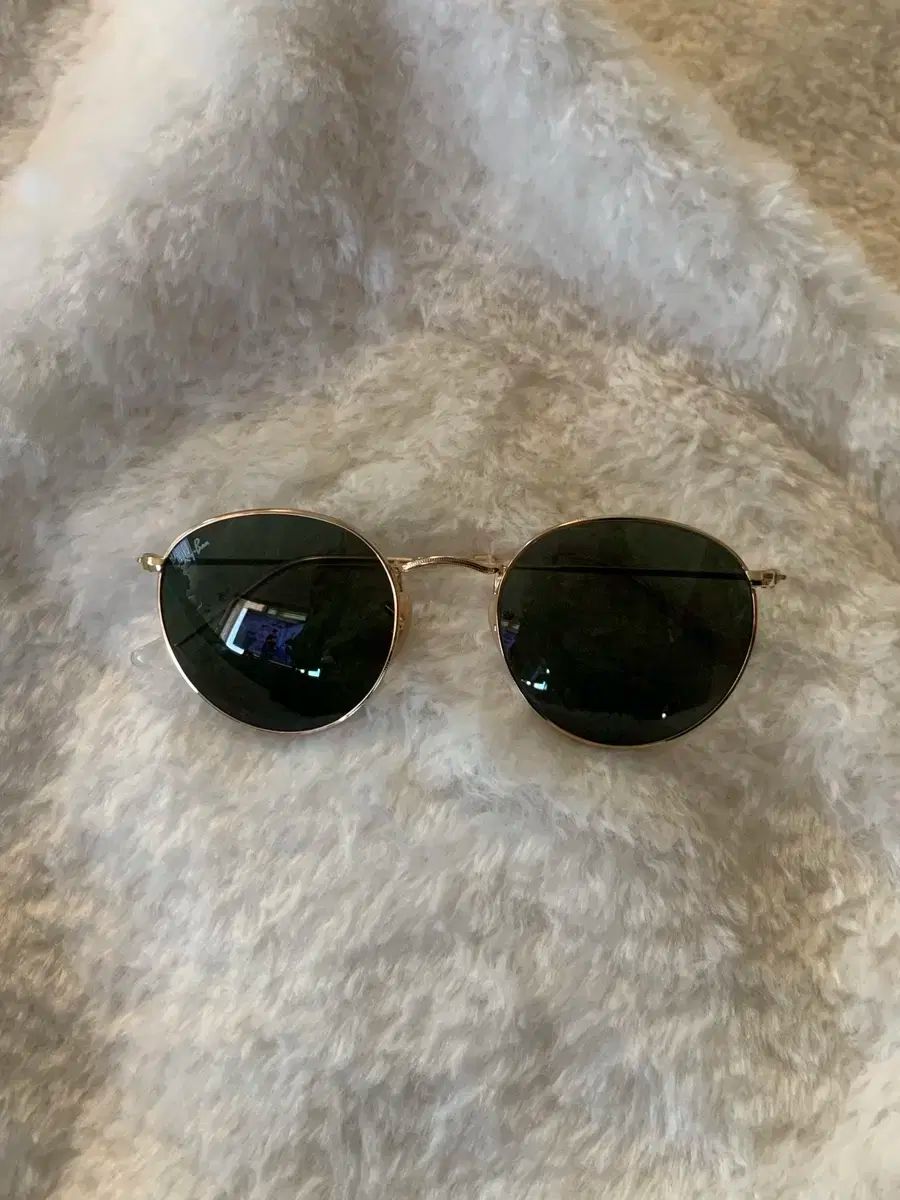 レイバン サングラス ラウンドメタル GOLDテ rb 3447