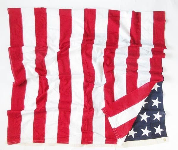 ビンテージ ～50 s 48星 アメリカ国旗 星条旗 フラッグ 旗 コットン 140 278 写真館 ディスプレイ スタジオ d 144 71 0016 ZV