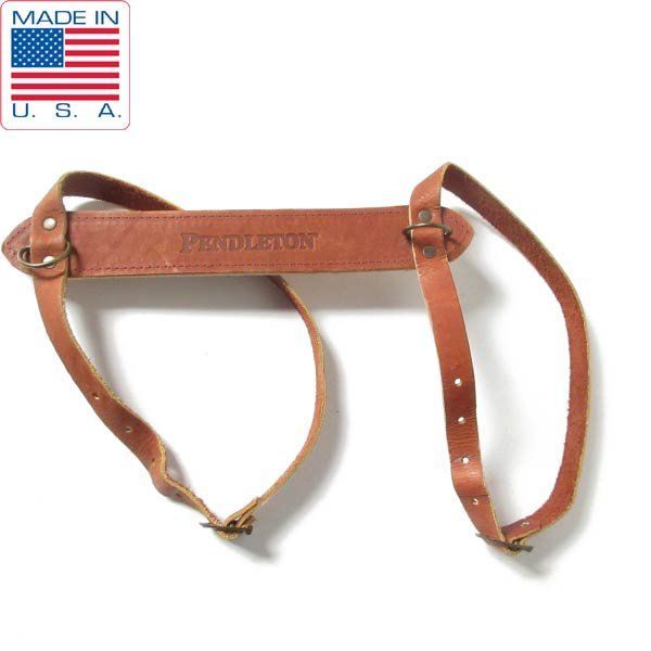 ブランケット用 キャリア レザー 茶系 ペンドルトン ホルダー キャンプ アウトドア アメリカ製 D 150 71 0003 ZV