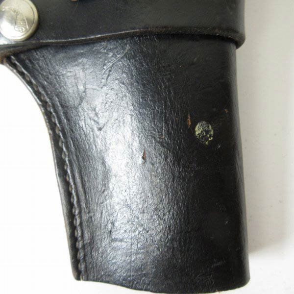 ビンテージ HUNTER ハンター社製 ホルスター 黒 1100 51 レザー 拳銃 ガンホルダー ブラック サバゲー D 152-71-0009 ZV その他 コスプレ小物 コスチューム コスプレ