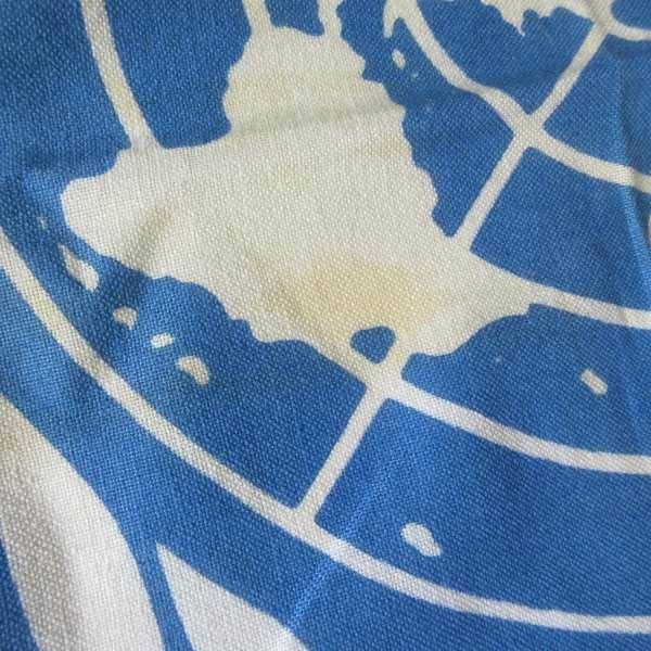70s USA製 国連旗 UN 国際連合 DEFIANCE ANNIN 大判 100%コットン