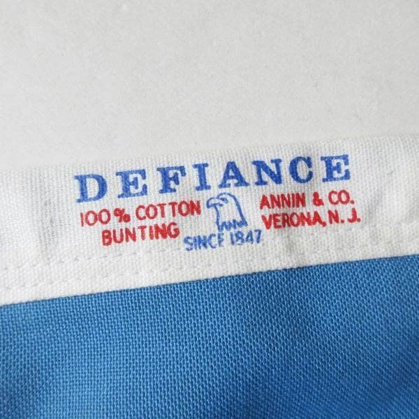70s USA製 国連旗 UN 国際連合 DEFIANCE ANNIN 大判 100%コットン
