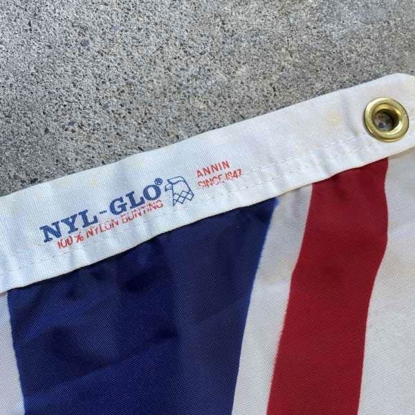 イギリス国旗 ユニオンジャック ナイロン 58 5 91 アメリカ製 ビンテージ D 152 71 0005 ZV