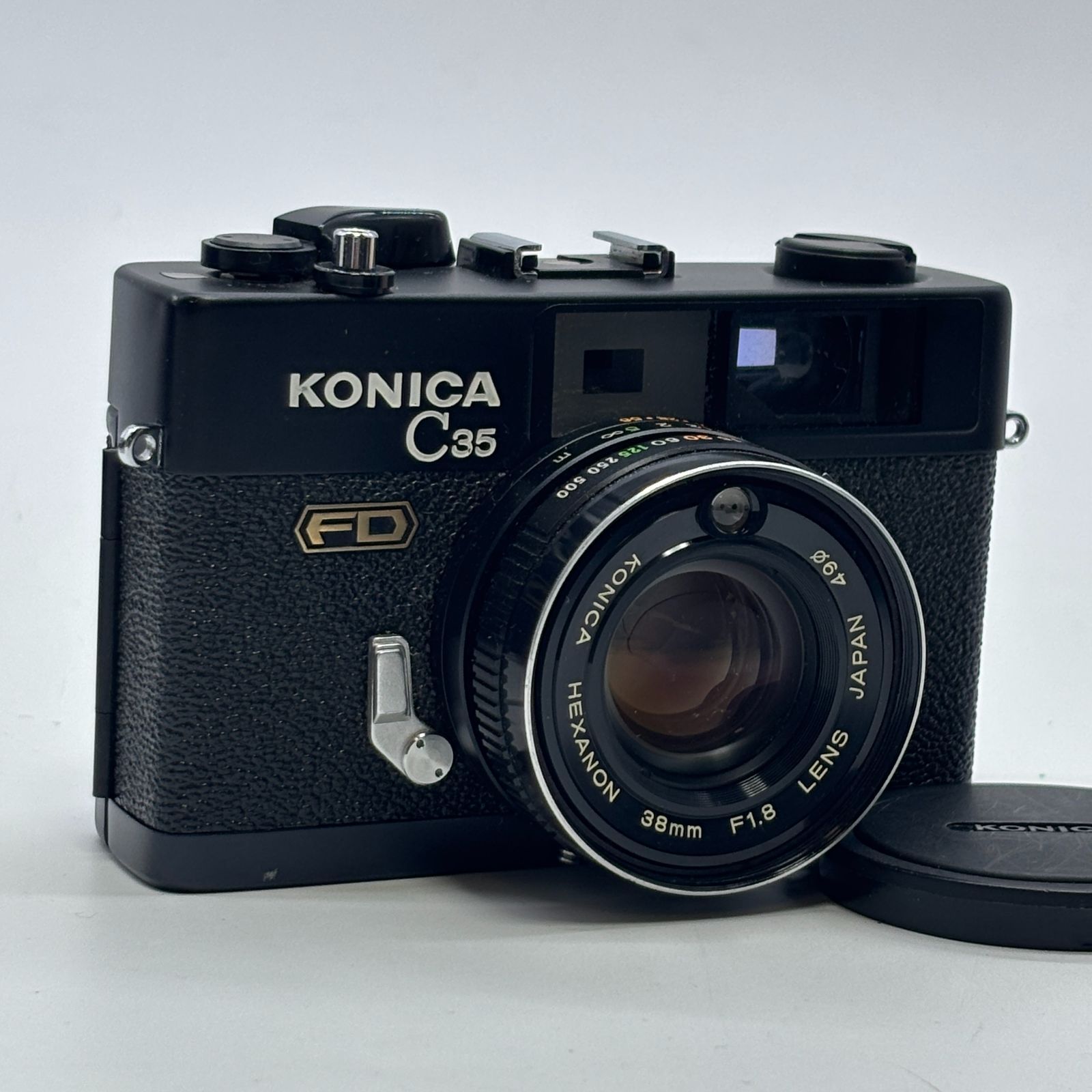 コニカ KONICA C35 FD HEXANON 38mm F1.8 フィルムカメラ ブラック