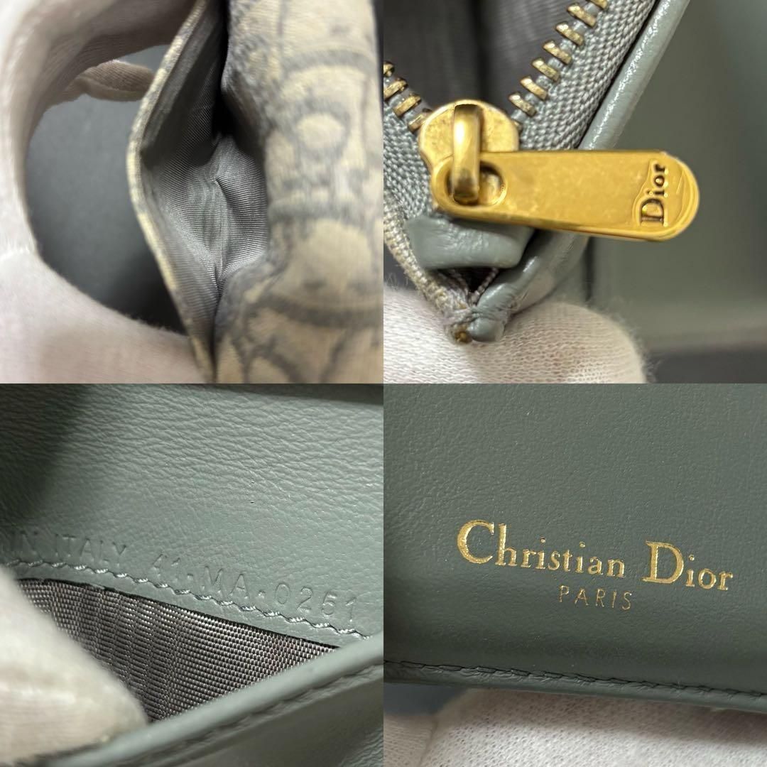  r 96 クリスチャンディオール 三つ折り財布 トロッター サドル Christian Dior 三つ折り財布 折り財布