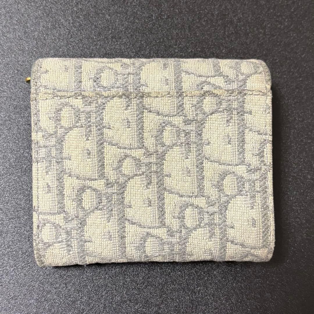r 96 クリスチャンディオール 三つ折り財布 トロッター サドル Christian Dior