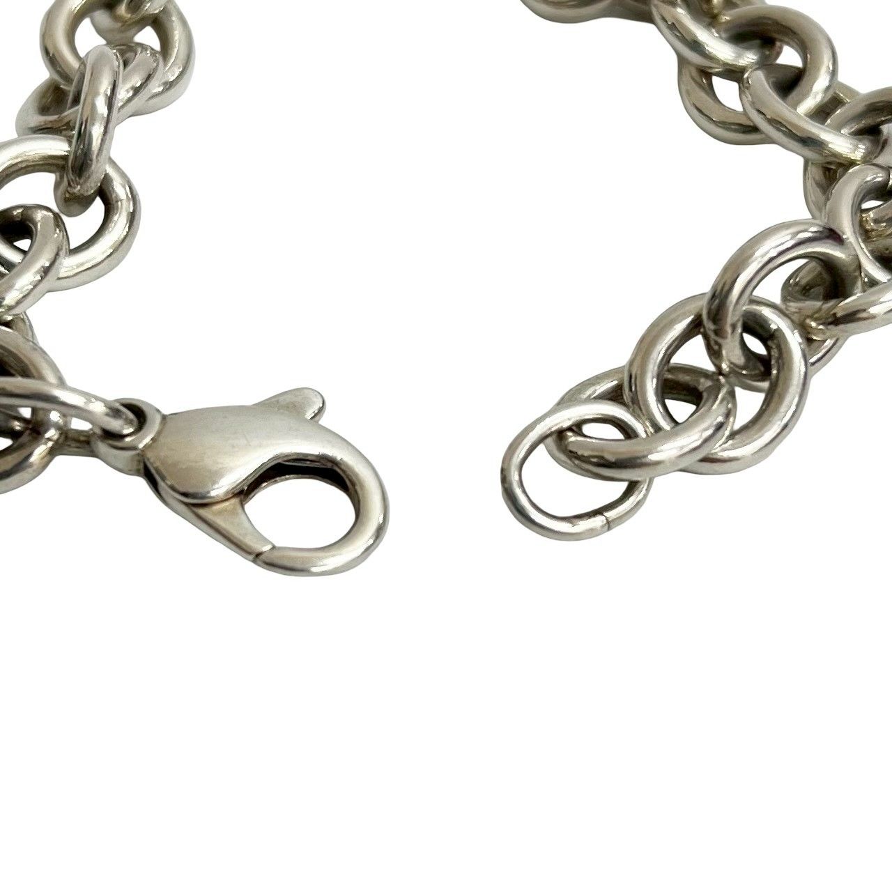 品 TIFFANY-Co. ティファニー リターントゥ ハートタグ シルバー925 チェーン ブレスレット バングル 27748