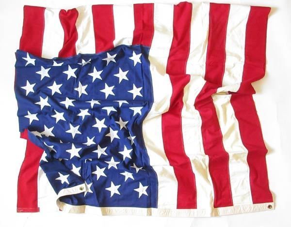 特大 ビンテージ アメリカ国旗 星条旗 50星 フラッグ コットン 146 cm 292 インテリア 写真館 ディスプレイ 背景生地 D 128 71 3984 ZV