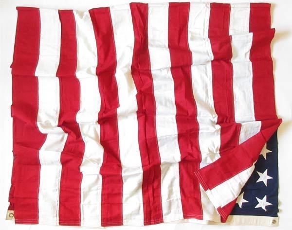 ビンテージ ～50 s 48星 アメリカ国旗 星条旗 フラッグ 旗 コットン 150 296 インテリア 写真館 ディスプレイ スタジオ D 128 71 3986 ZV