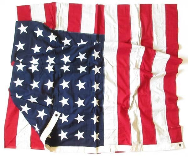 特大 ～50 s 48星 アメリカ国旗 星条旗 148 290 コットン フラッグ 旗 インテリア 写真館 店舗什器 ビンテージ カフェ D 128 71 3988 ZV