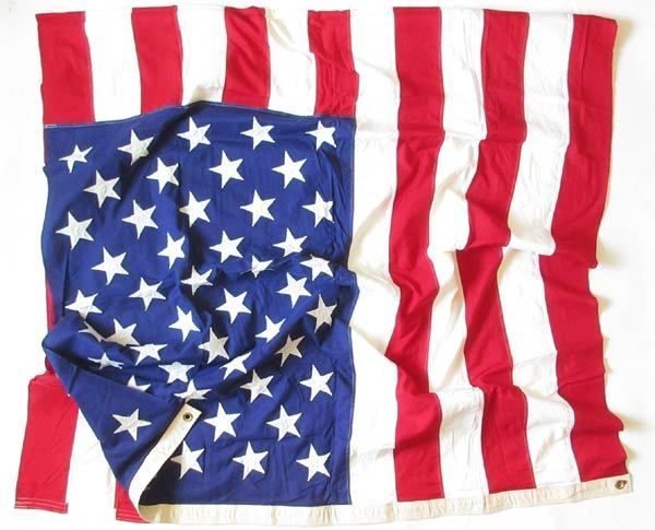 特大 ビンテージ アメリカ国旗 星条旗 50星 フラッグ コットン 149 cm 296 インテリア 写真館 ディスプレイ 背景生地 D 128 71 3989 ZV