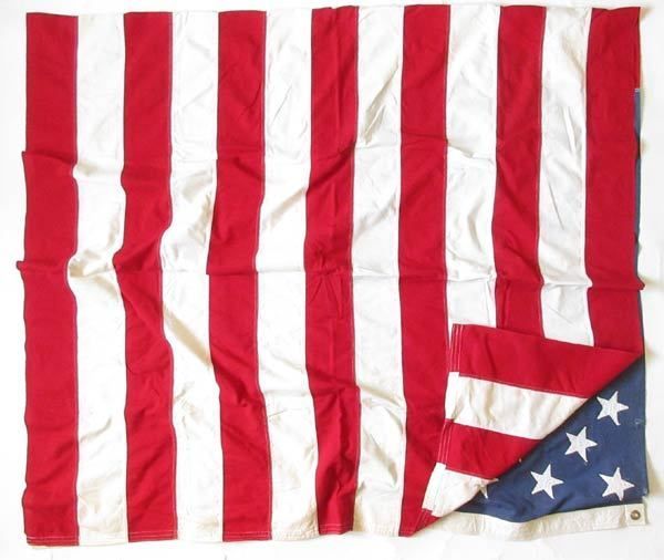 特大 ビンテージ アメリカ国旗 星条旗 50星 フラッグ コットン 146 cm 268 インテリア 写真館 ディスプレイ 背景生地 D 128 71 3992 ZV