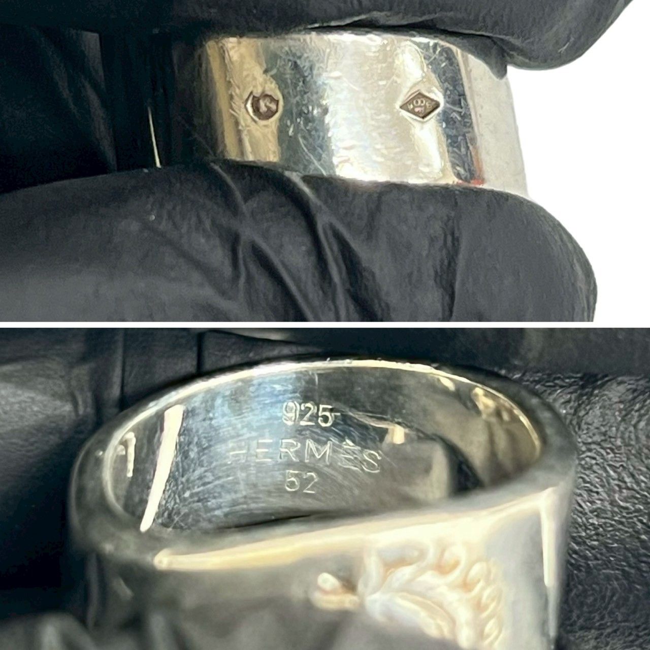 品 HERMES エルメス ギャロップ リング シルバー925 指輪 10号 ジュエリー メンズ レディース 406-6