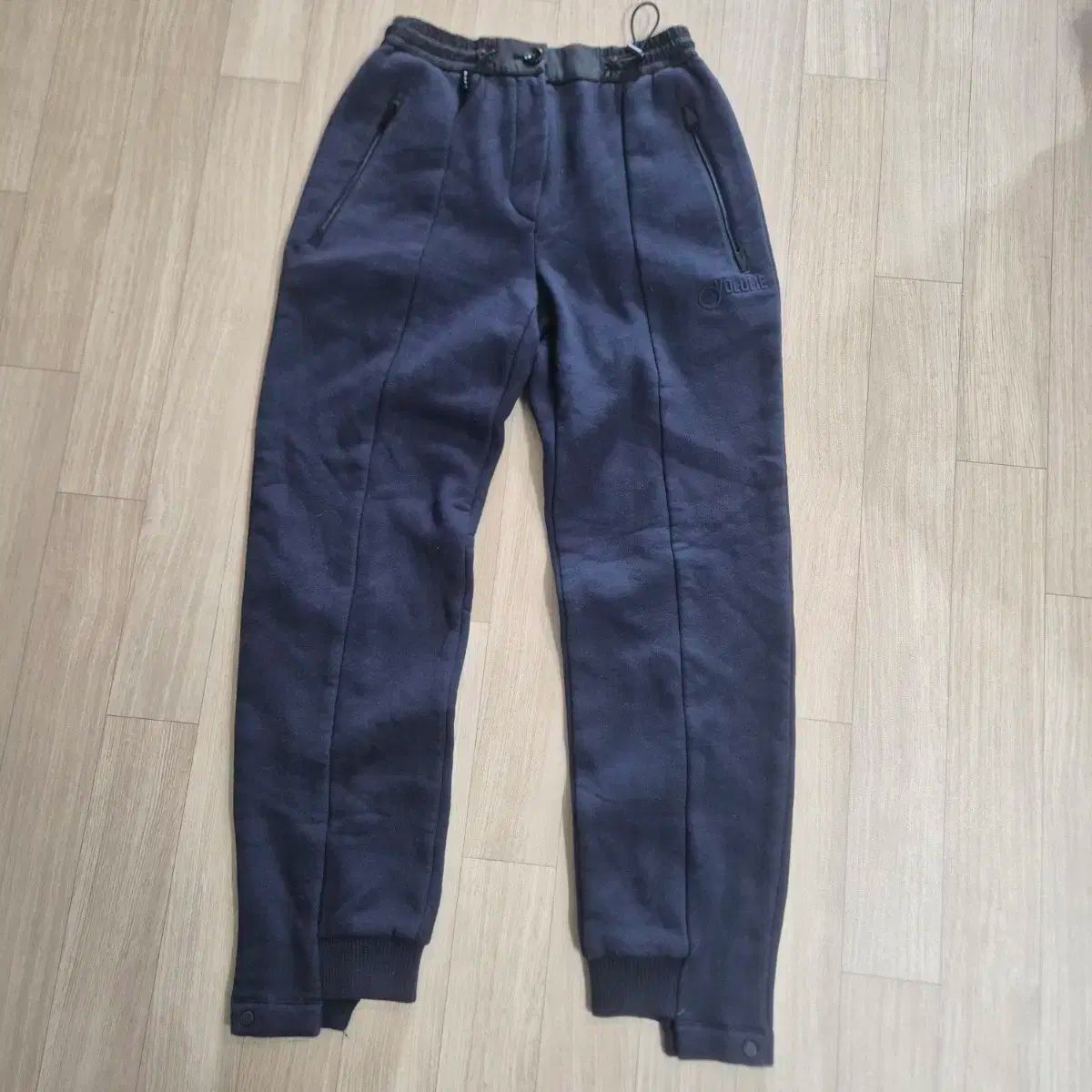 シスレーオム ボリューム ネイビー 起毛トレーナー ズボン