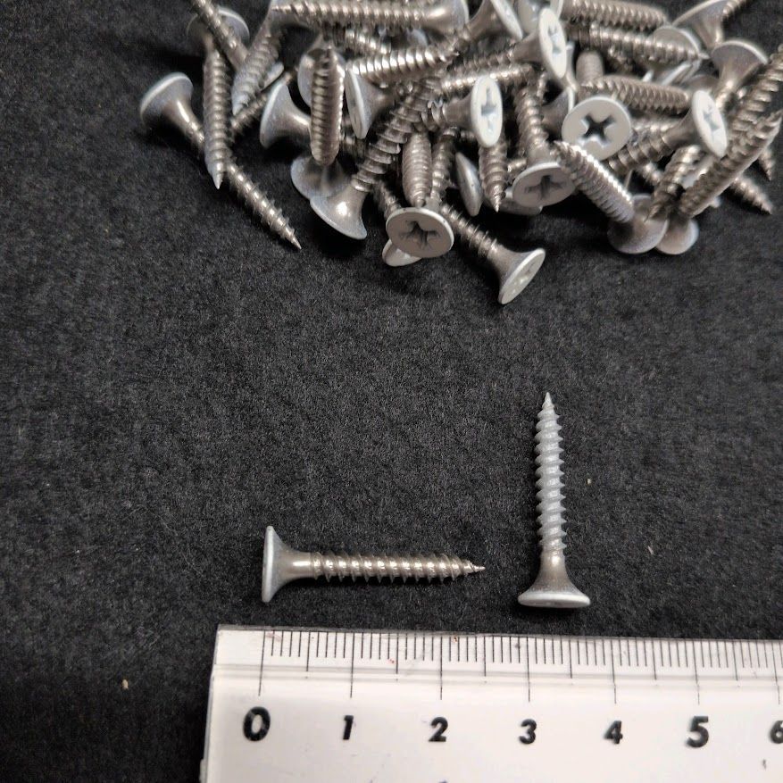 在庫処分特価】hirata（ヒラタ）ステン カラー白 タッピングビス