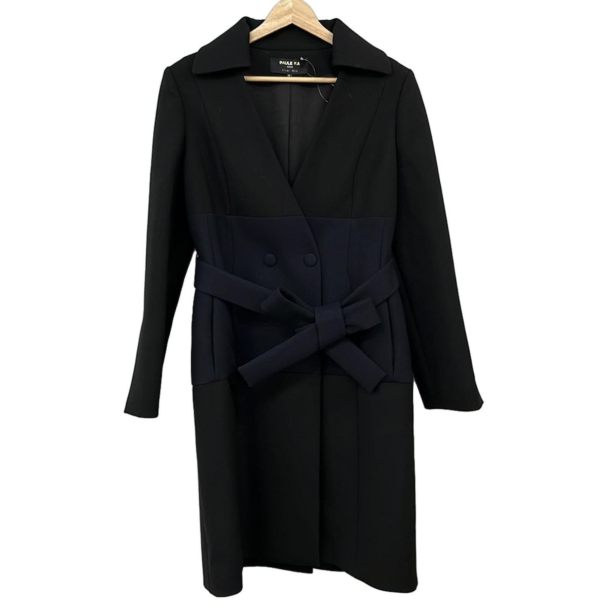 PAULEKA(ポールカ) コート サイズ40 M レディース美品 - 黒×ダーク