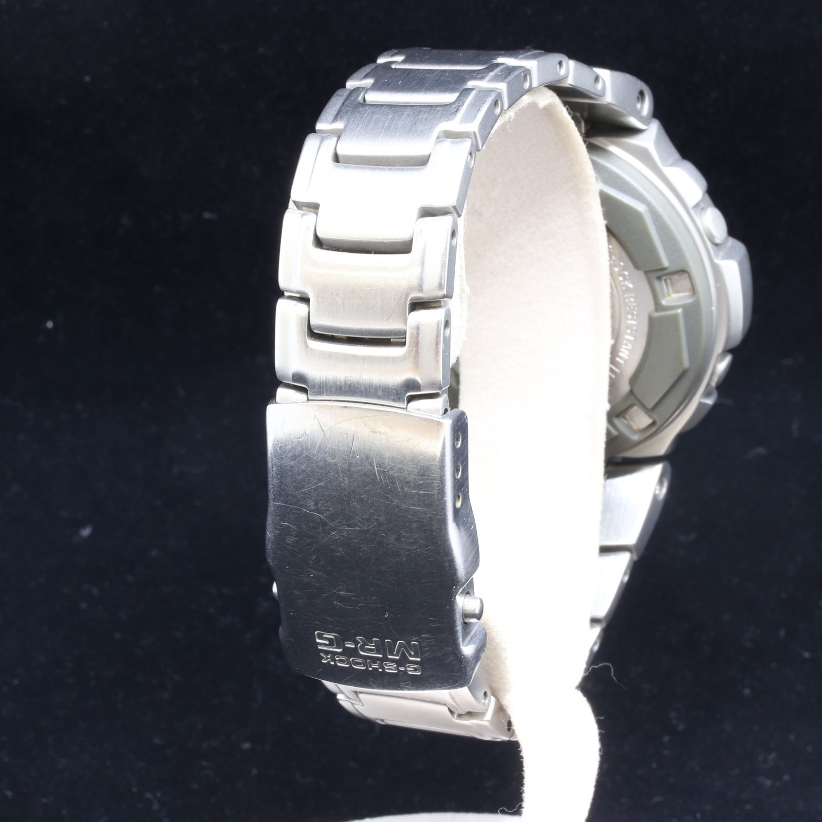 CASIO カシオ G SHOCK Gショック MR MRG 220 クォーツ メンズ 腕時計 シルバー ウォッチ