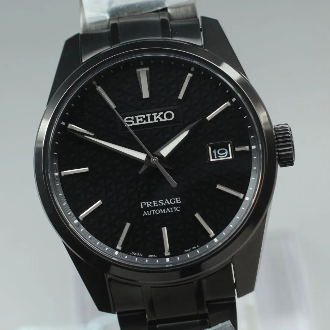 SEIKO プレサージュ SARX091 6R35-00V0 メンズ腕時計 AT SS 黒文字盤