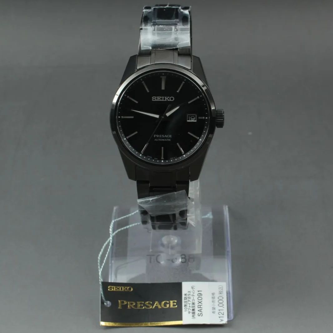 SEIKO プレサージュ SARX091 6R35-00V0 メンズ腕時計 AT SS 黒文字盤