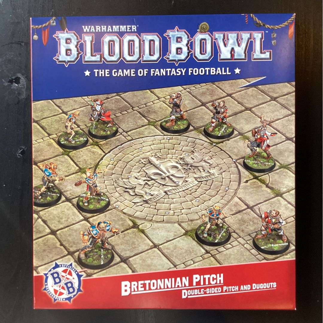 ウォーハンマー ブラッドボウル ブレトニア チーム ピッチ＆ダッグアウト Bretonnian Pitch Double sided and Dugouts