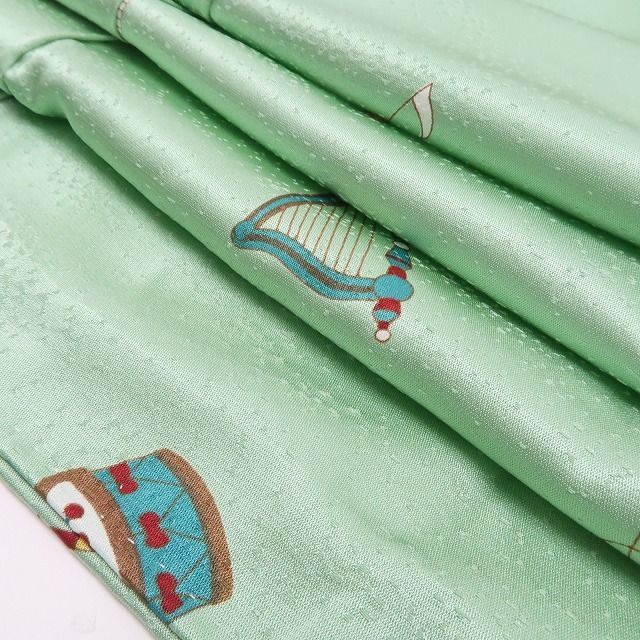 正絹 仕付け糸付